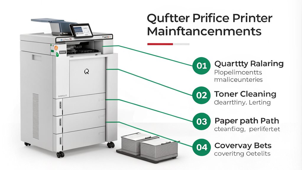 printer maintenance schedule options