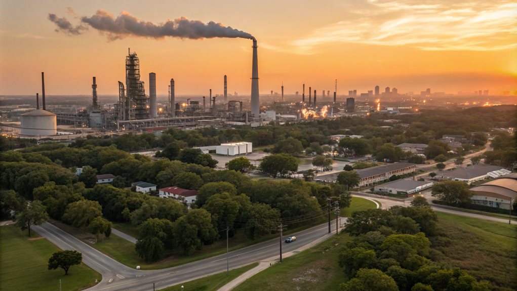 suburban houston community s petrochemical facilities