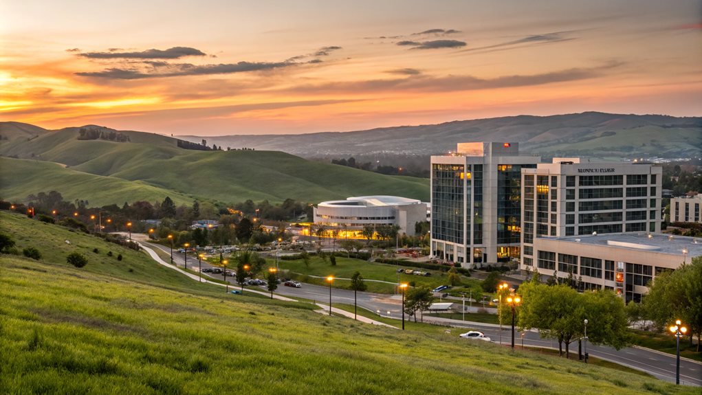 suburban silicon valley commuter community