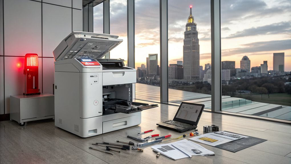 urgent copier repair service